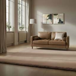 Ivy Luxury Supersoft Faux Fur Rug - thumbnail 1