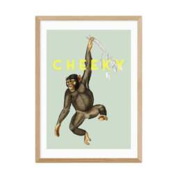 East End Prints Cheeky Monkey Print - thumbnail 2