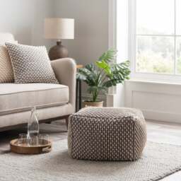 Jersey Bobble Pouffe - thumbnail 1