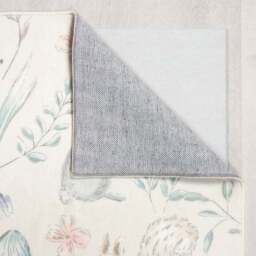 Woodland Animals Washable Faux Fur Rug - thumbnail 3