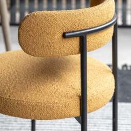 Set of 2 Mesa Dining Chairs, Fabric - thumbnail 2