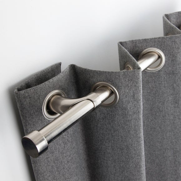 Trinity Room Darkening Extendable Metal Eyelet Curtain Pole - image 1