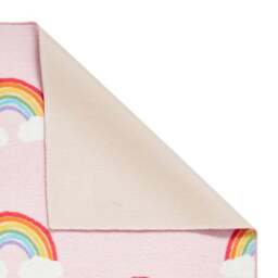 Catherine Lansfield Kids Rainbow Hearts Rug - thumbnail 3