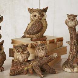 Country Living Owls On A Tree Ornament - thumbnail 6