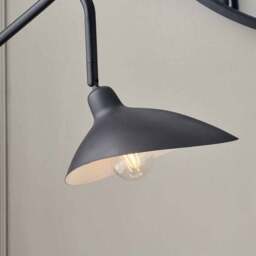 Toulon Matt Black Task Floor Lamp - thumbnail 2