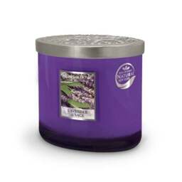 Heart and Home Ellipse Lavender & Sage Multi Wick Candle - thumbnail 3