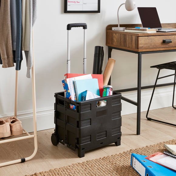 Folding Trolley Storage Crate - image 1