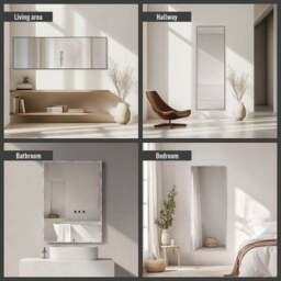 Nielsen Alpha Rectangle Wall Mirror - thumbnail 6