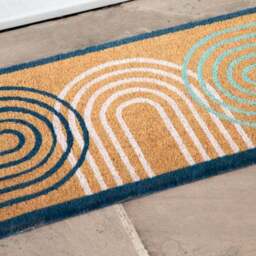 Cedar & Sage Arch Coir Double Doormat - thumbnail 2