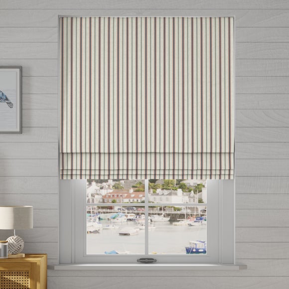 Coastal Salcombe Stripe Made to Measure Roman Blind - image 1