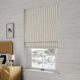 Coastal Salcombe Stripe Made to Measure Roman Blind - thumbnail 3