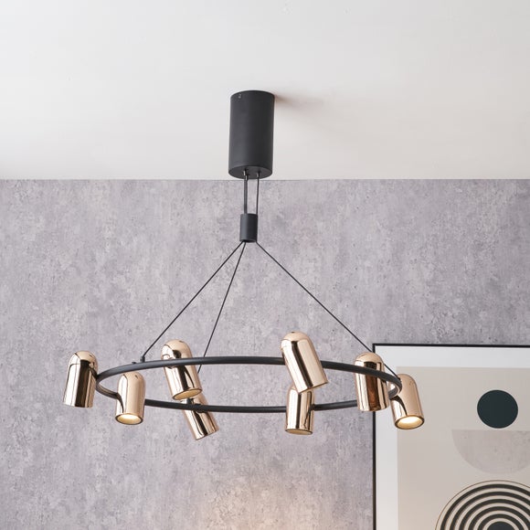 Pacific Lifestyle Xena 8 Light Adjustable LED Pendant Light - image 1