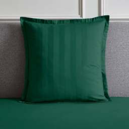 Hotel 230 Thread Count 100% Cotton Sateen Stripe Continental Pillowcase