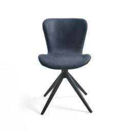 Lennie Set of 2 Dining Chairs, Faux Leather - thumbnail 6