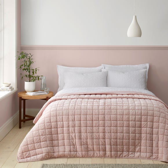 Sammi Velour Crinkle Quilted Bedspread - image 1