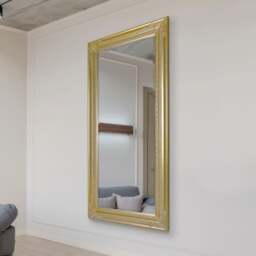 Caspian Vintage Elegant Rectangle Full Length Wall Mirror - thumbnail 1