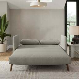 Lydia Tiny Stripe Small Double 2 Seater Sofa Bed - thumbnail 3