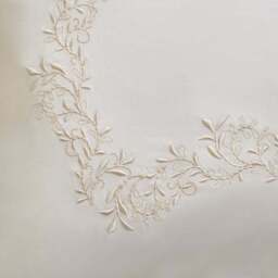 Dorma Camerelle Embroidery 100% Cotton Sateen Duvet Cover & Pillowcase Set - thumbnail 3
