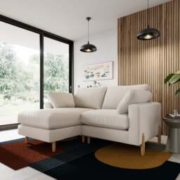 Apollo Soft Texture Corner Chaise Sofa - thumbnail 1