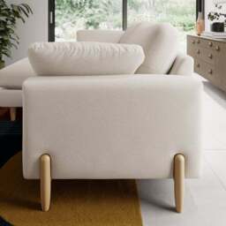 Apollo Soft Texture Corner Chaise Sofa - thumbnail 2