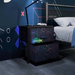 X Rocker Hex Canvas Bedside Table