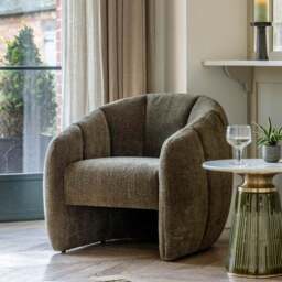 Brea Fabric Tub Chair - thumbnail 2