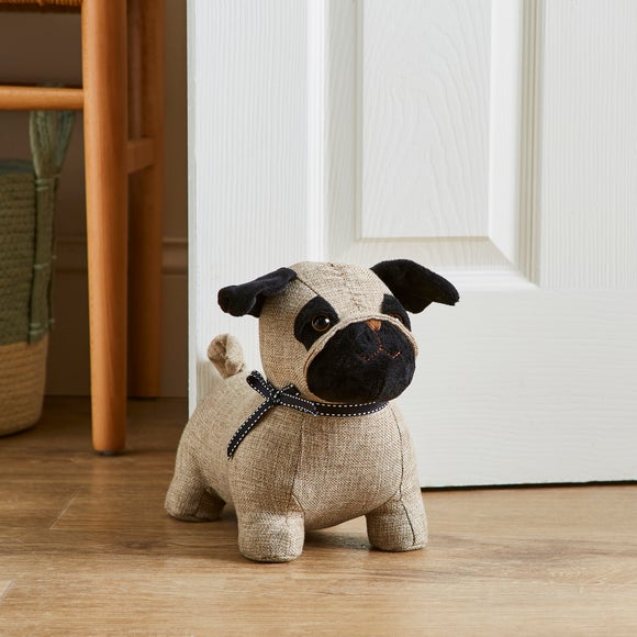 Fabric Doorstop Pug Door Stop Pug Doorstop By Dunelm