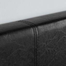 Berlin Ottoman Bed Frame, Faux Leather - thumbnail 4