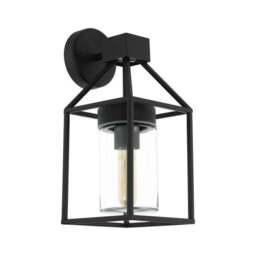 EGLO Trecate Industrial Indoor Outdoor Wall Light - thumbnail 3