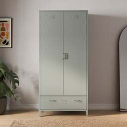 Helga Metal Double Wardrobe - thumbnail 1
