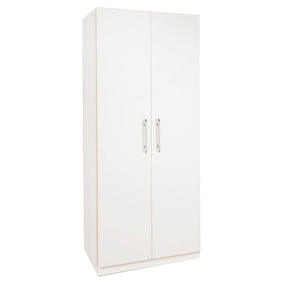 Acton Double Wardrobe, White - image 1