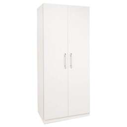 Acton Double Wardrobe, White