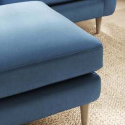 Sven Opulent Velvet Footstool - thumbnail 5