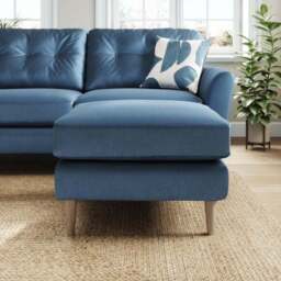 Sven Opulent Velvet Footstool - thumbnail 3