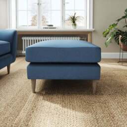 Sven Opulent Velvet Footstool - thumbnail 2