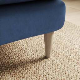 Sven Opulent Velvet Footstool - thumbnail 4