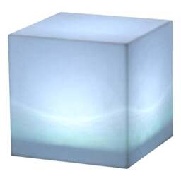 Cube Rechargeable Colour Changing LED Outdoor Table Lamp - thumbnail 2