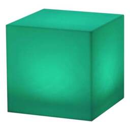 Cube Rechargeable Colour Changing LED Outdoor Table Lamp - thumbnail 3