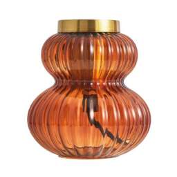 Nolan Ribbed Glass Table Lamp - thumbnail 4