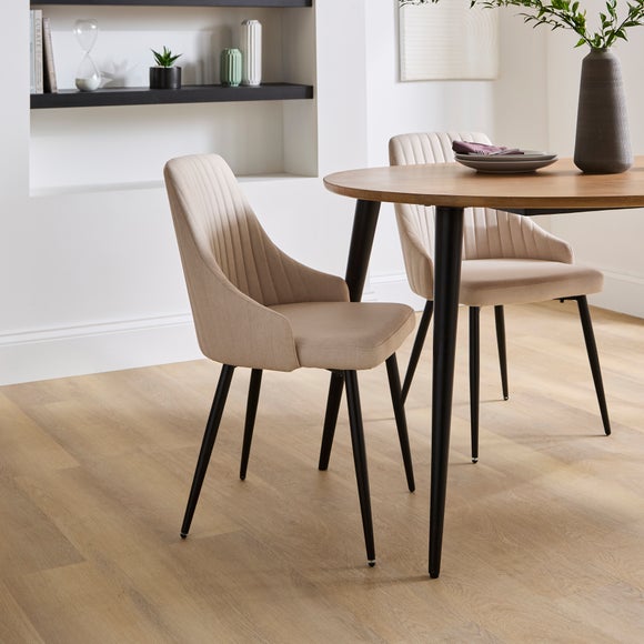 Shea Set of 2 Dining Chairs, Fabric - image 1