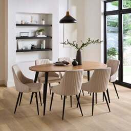 Shea Set of 2 Dining Chairs, Fabric - thumbnail 2