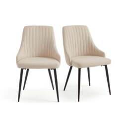Shea Set of 2 Dining Chairs, Fabric - thumbnail 5