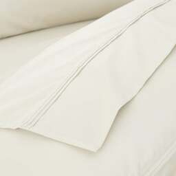 Dorma Luxurious & Silky 500 Thread Count 100% Cotton Sateen Flat Sheet - thumbnail 1