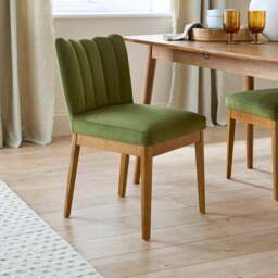 Delilah Dining Chair, Velvet - thumbnail 3