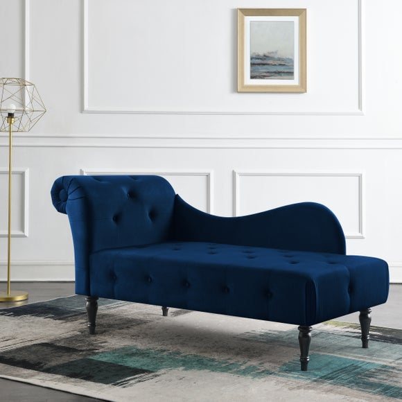 Wisteria Velvet Chaise Lounge - image 1