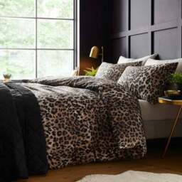 Animal Print Sateen Duvet Cover & Pillowcase Set - thumbnail 5