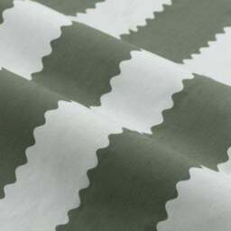 Furn. Birdie Stripe Pencil Pleat Curtains - thumbnail 3