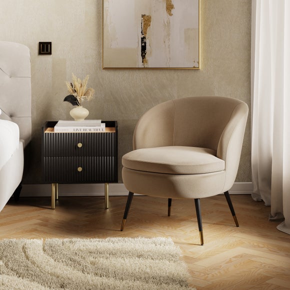 Marcie Luxe Velvet Cocktail Chair - image 1