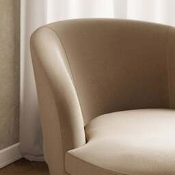 Marcie Luxe Velvet Cocktail Chair - thumbnail 3