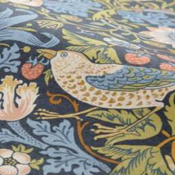 William Morris At Home Strawberry Thief 100% Cotton Made to Measure Curtains - thumbnail 3